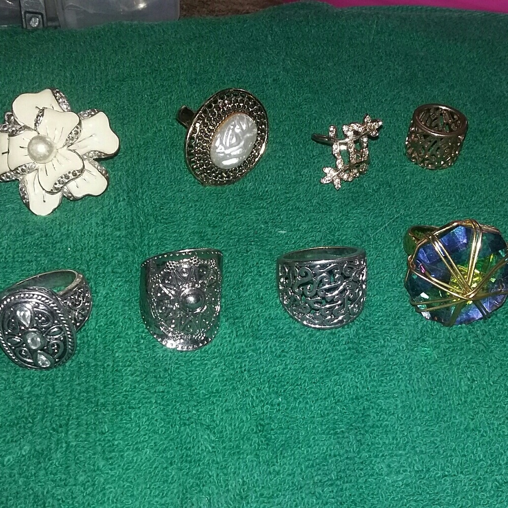 Rings at $5.00 and $10.00 each